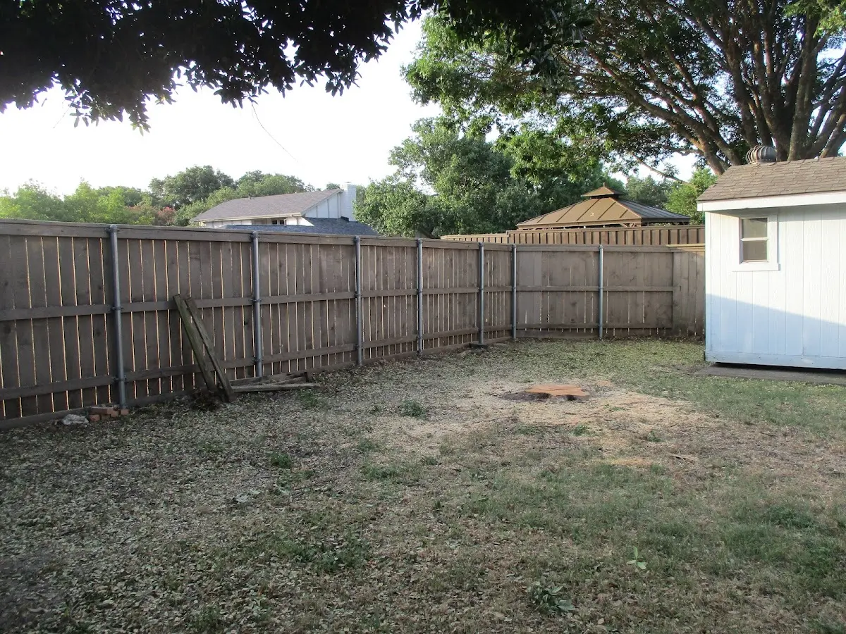 Cleared yard after professional tree removal in Union Dale